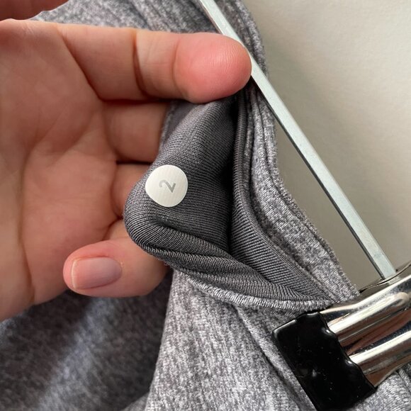 Lululemon Heathered Leggings High Rise Skinny Leg Gray 2 - Picture 6 of 7